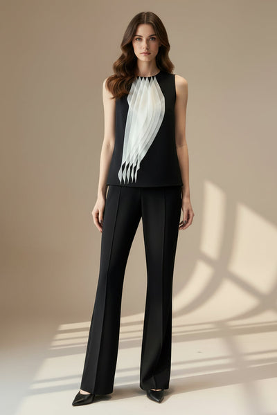 Front Panel Halter Top