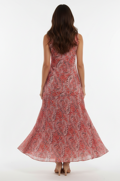 Paisley Print Maxi Dress