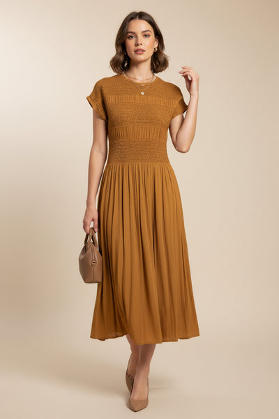 Fit & Flare Midi Dress