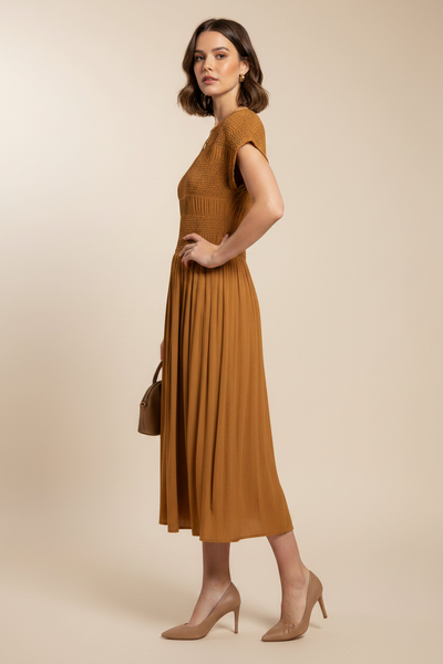 Fit & Flare Midi Dress