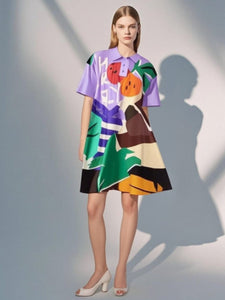 8250001 Summer Splash Polo Dress