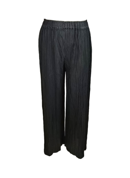 Wide-leg Pleated Pants