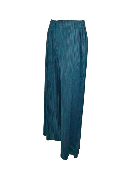 Wide-leg Pleated Pants