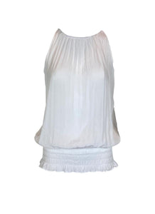 O180027 Gathered Waist Front & Back Top