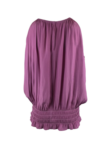 O180027 Gathered Waist Sleeveless Top