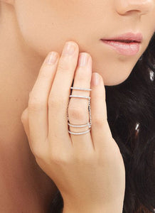 SHA0300 Four-Band Full Finger Ring *Last Piece
